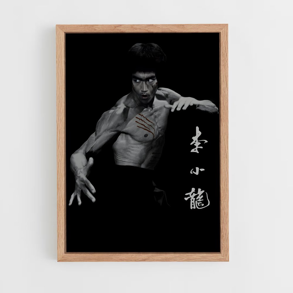 Poster Bruce Lee Griffe (vue 4)