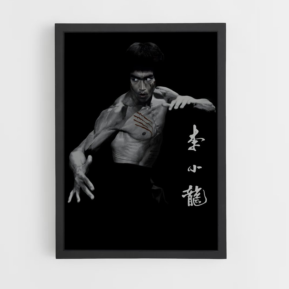 Poster Bruce Lee Griffe (vue 2)