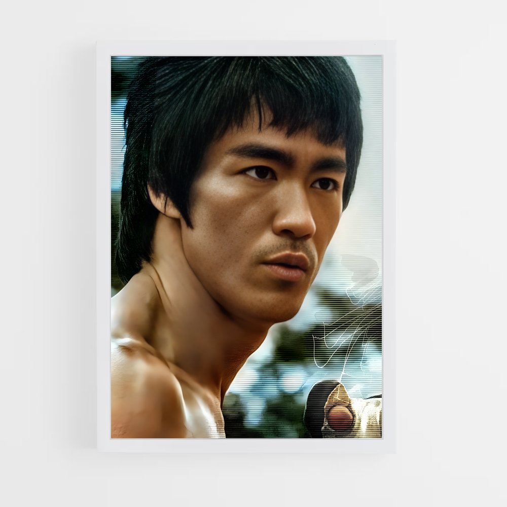Poster Bruce Lee Portrait (vue 3)
