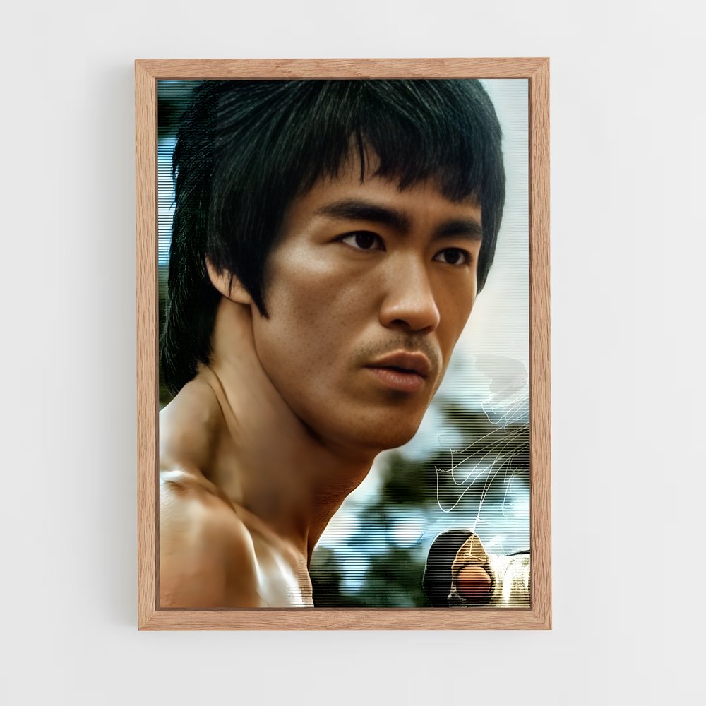 Poster Bruce Lee Portrait (vue 4)