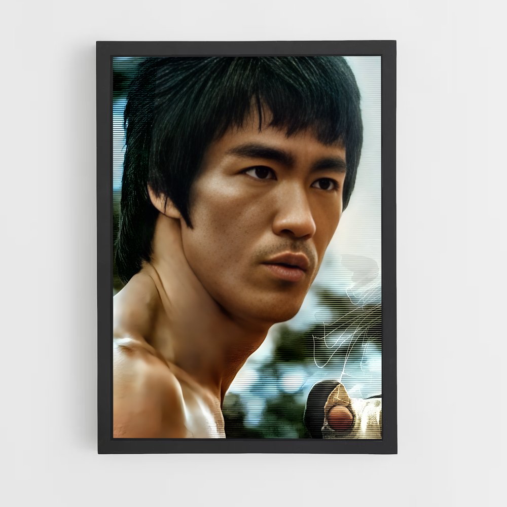 Poster Bruce Lee Portrait (vue 2)