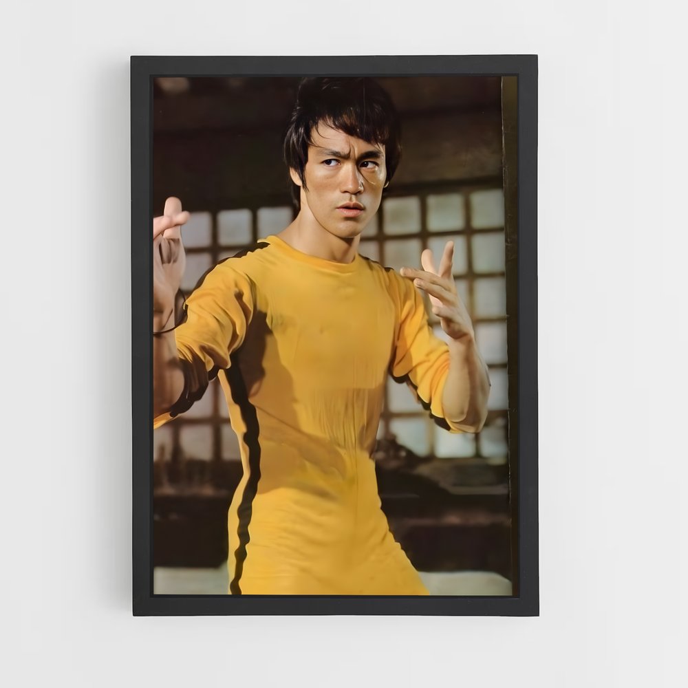 Poster Bruce Lee Vintage (vue 2)