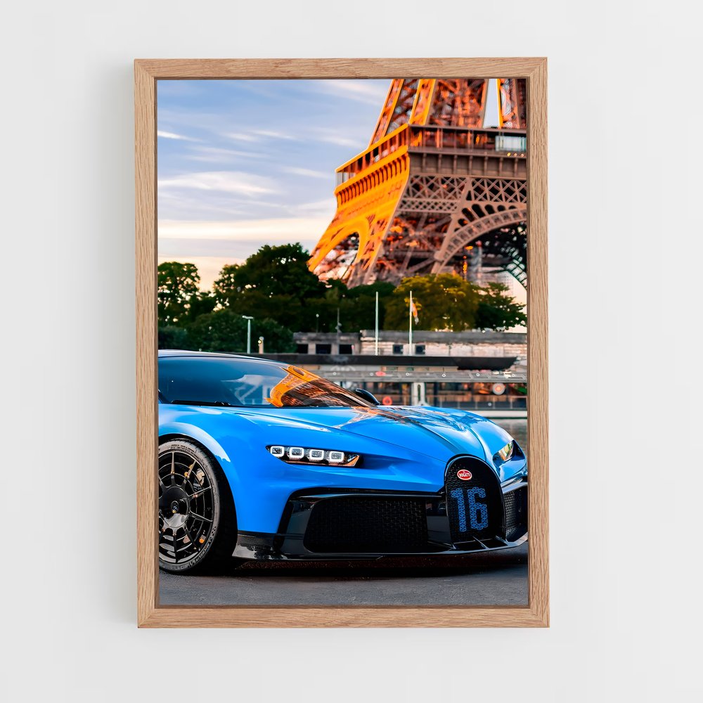 Poster Chiron Paris – affiche Bugatti (vue 4)