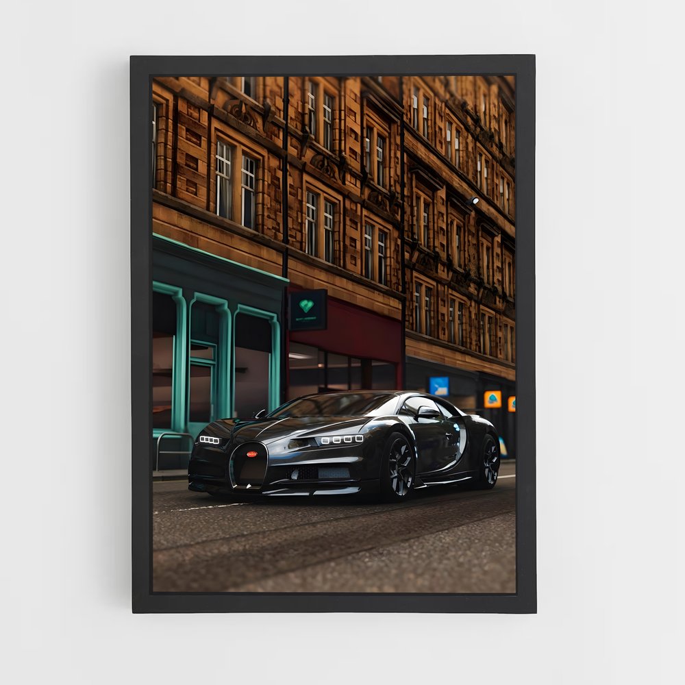 Poster Chiron – affiche Bugatti (vue 2)
