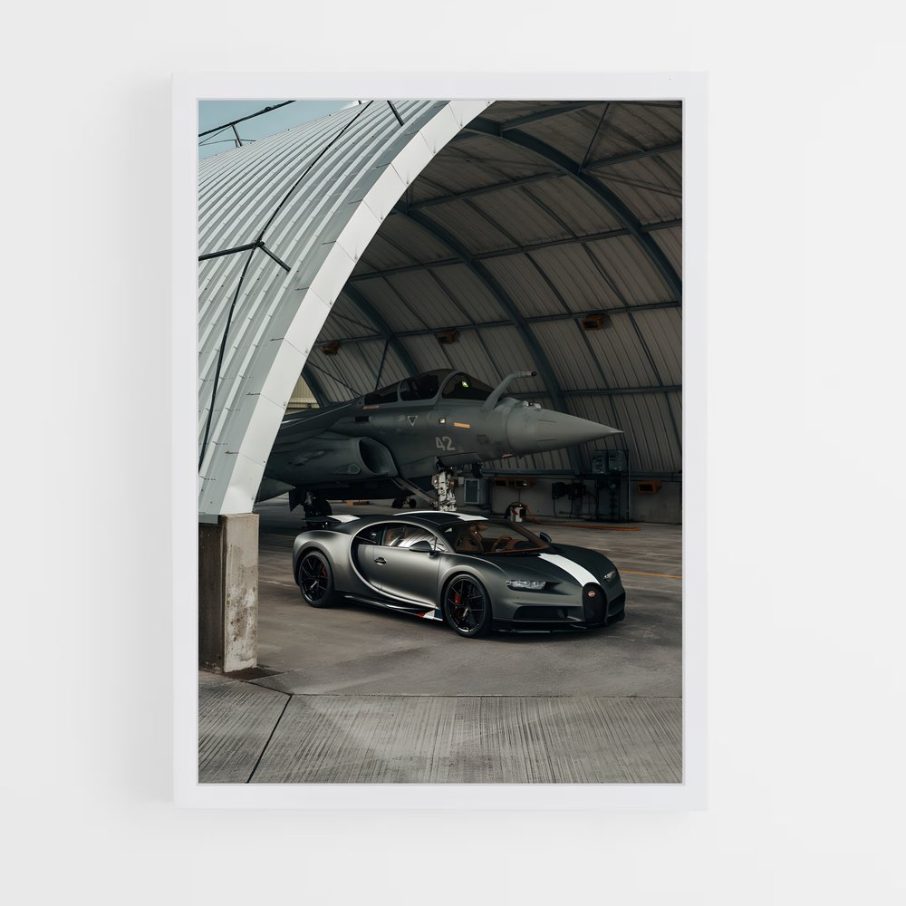 Poster Bugatti Chiron (vue 3)