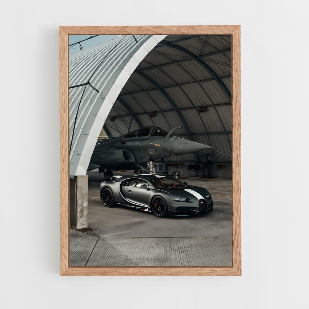 Poster Bugatti Chiron (vue 4)