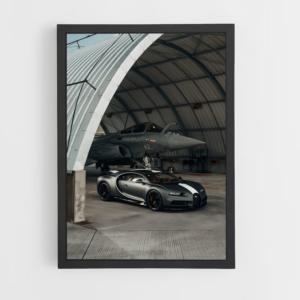 Poster Bugatti Chiron (vue 2)