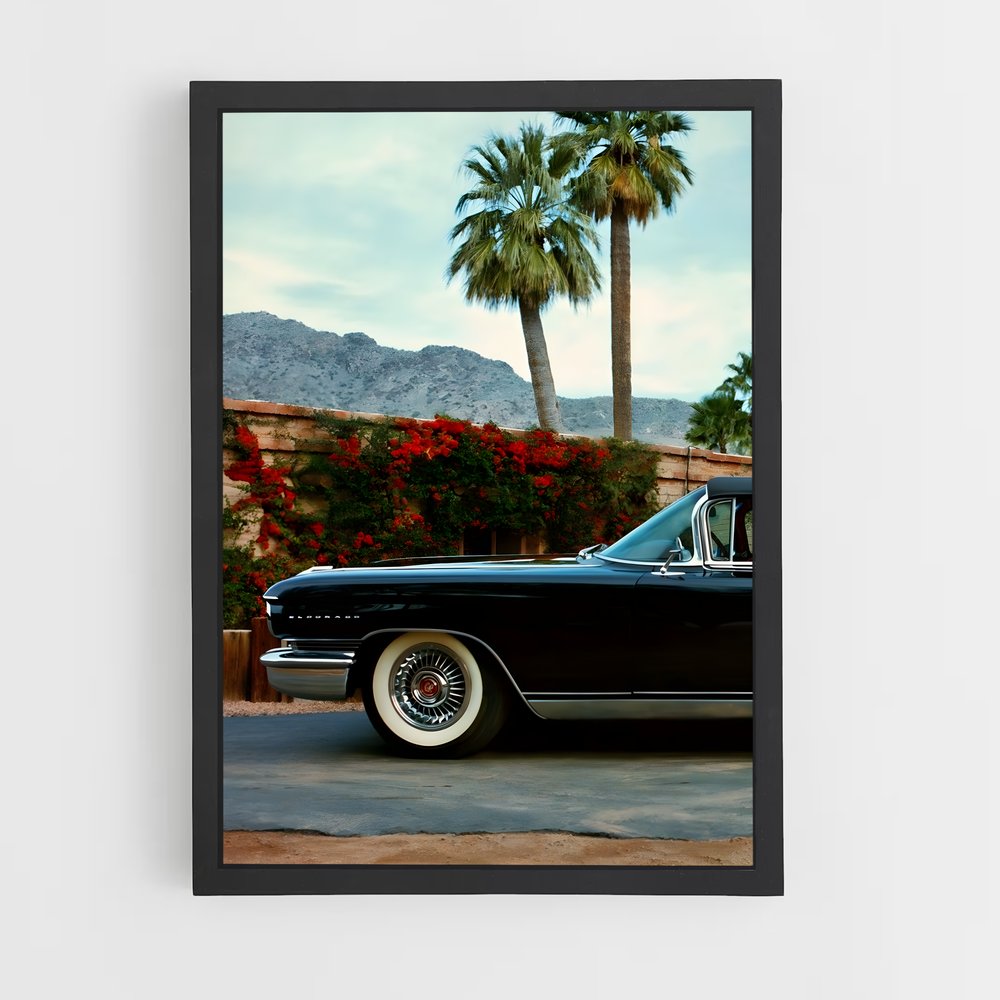 Poster Cadillac Palmier (vue 2)