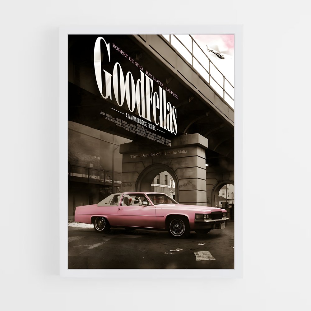 Poster Cadillac Goodfellas (vue 3)
