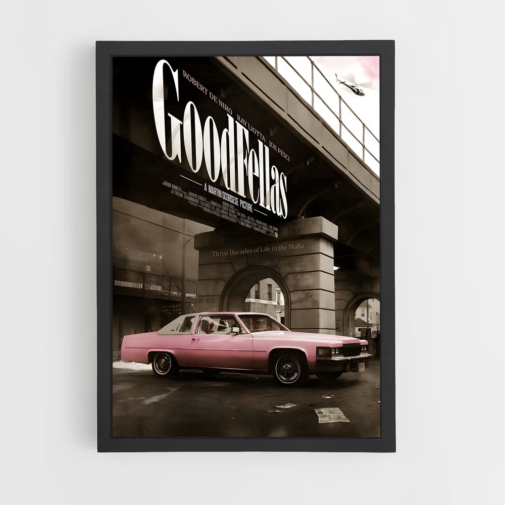 Poster Cadillac Goodfellas (vue 2)