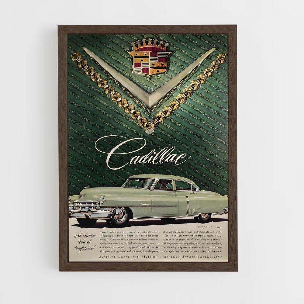 Poster Cadillac Vintage (vue 5)
