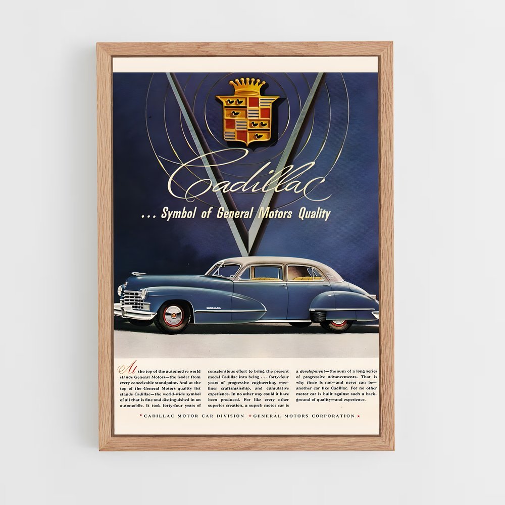 Poster Cadillac Motor Quality (vue 4)