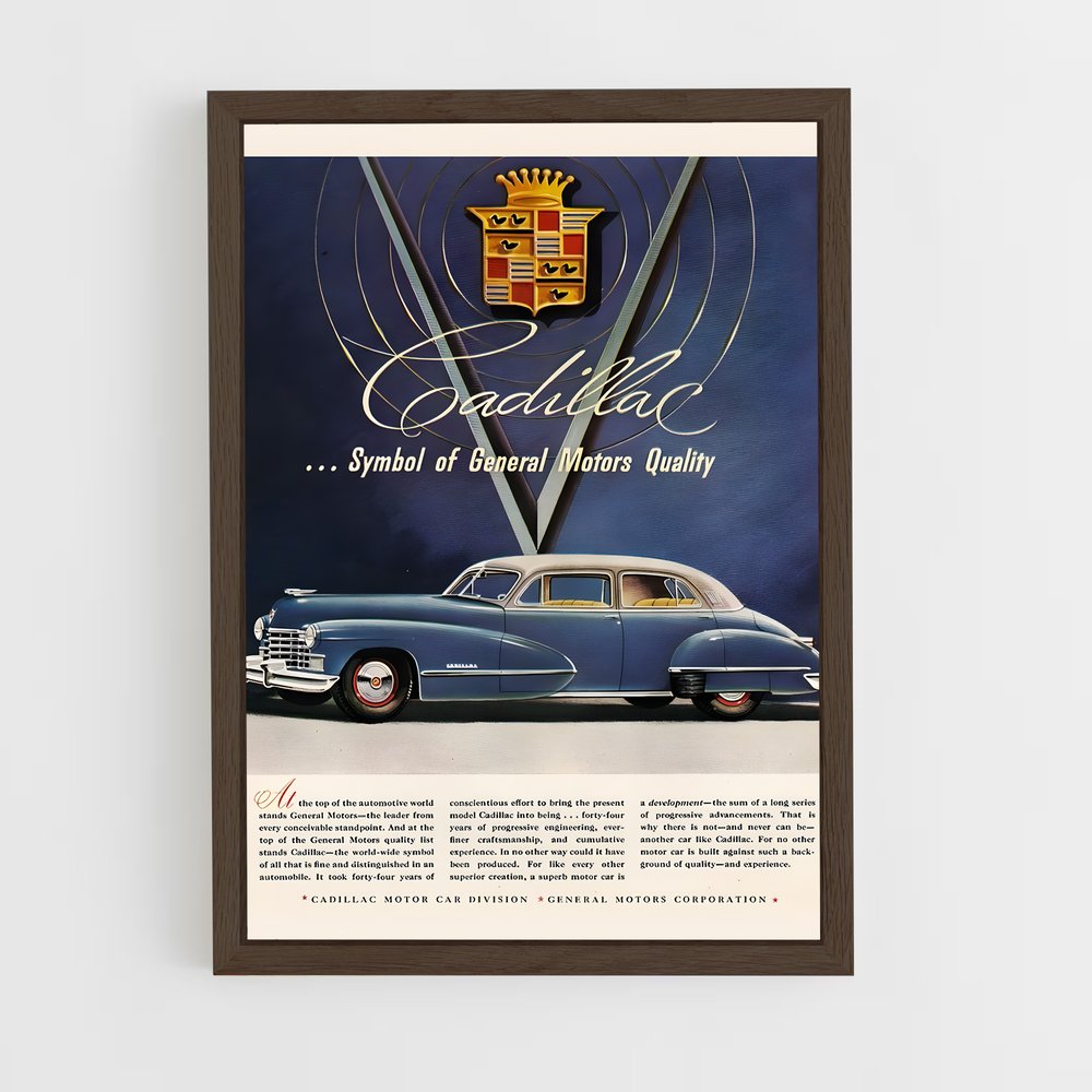 Poster Cadillac Motor Quality (vue 5)