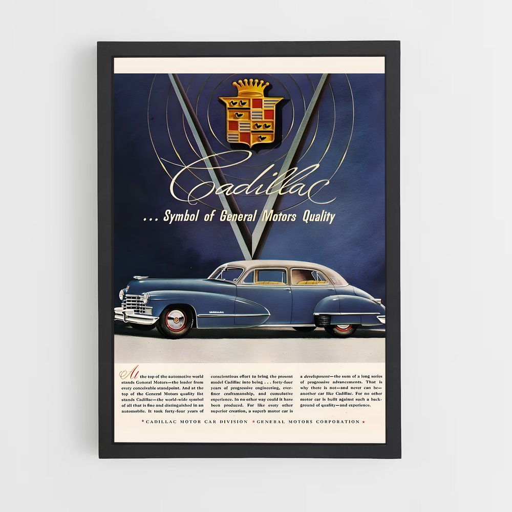 Poster Cadillac Motor Quality (vue 2)