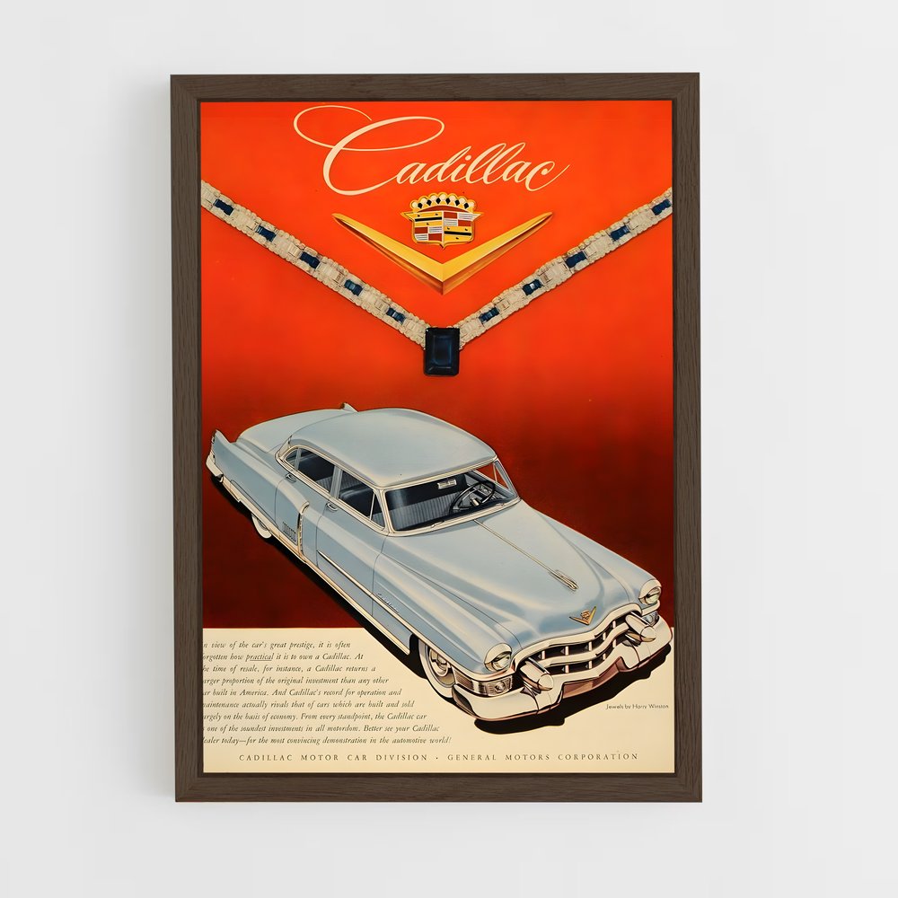 Poster Cadillac Rouge (vue 5)