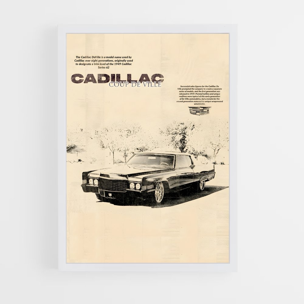 Poster Cadillac Coup de Ville (vue 3)