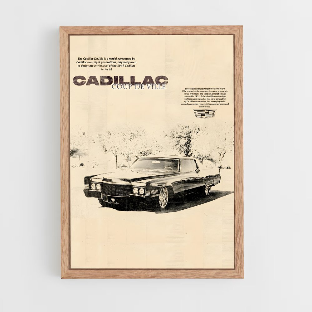 Poster Cadillac Coup de Ville (vue 4)