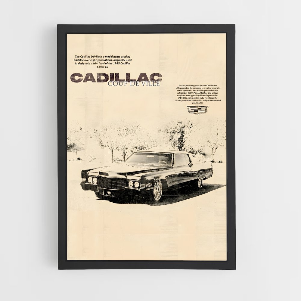 Poster Cadillac Coup de Ville (vue 2)