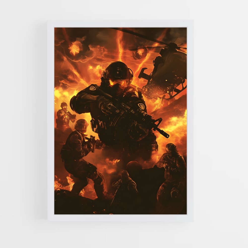 Poster Call of Duty Explosion (vue 3)
