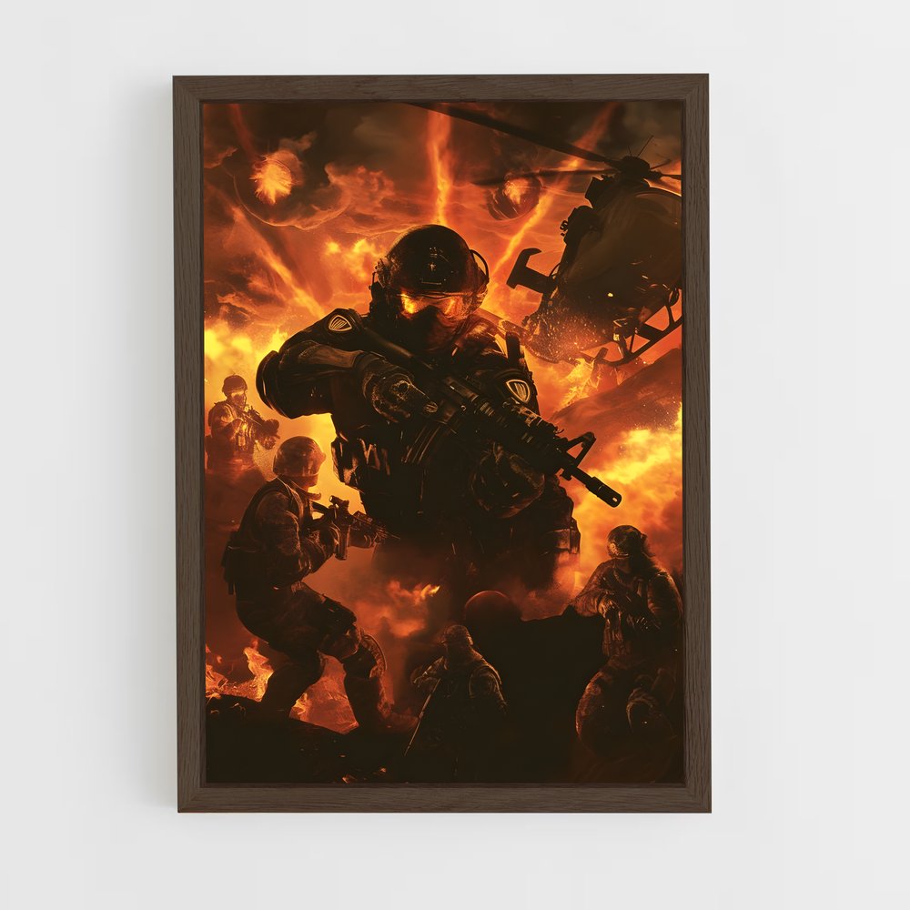 Poster Call of Duty Explosion (vue 5)