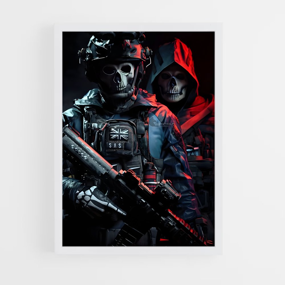 Poster Call of Duty Ghost (vue 3)