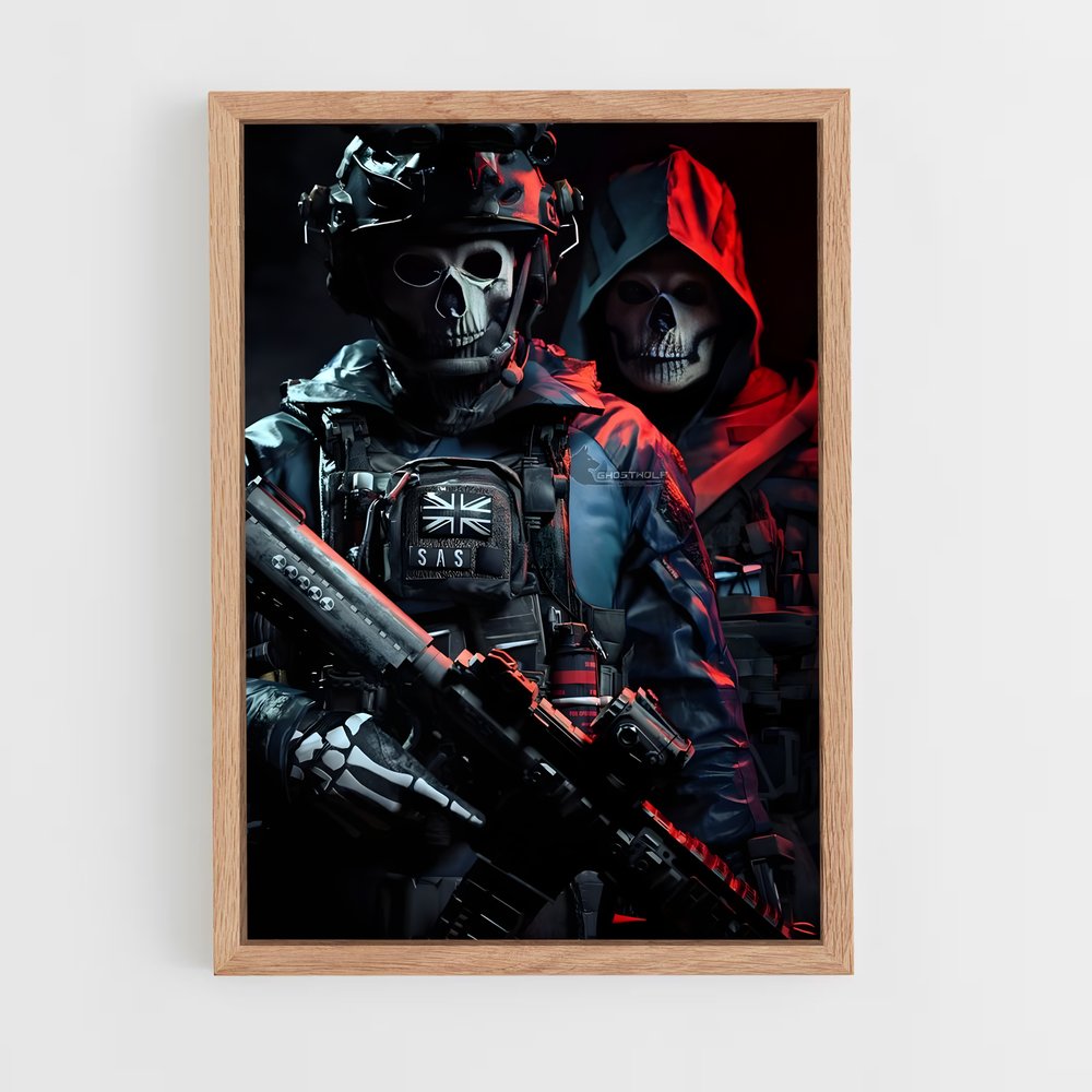 Poster Call of Duty Ghost (vue 4)
