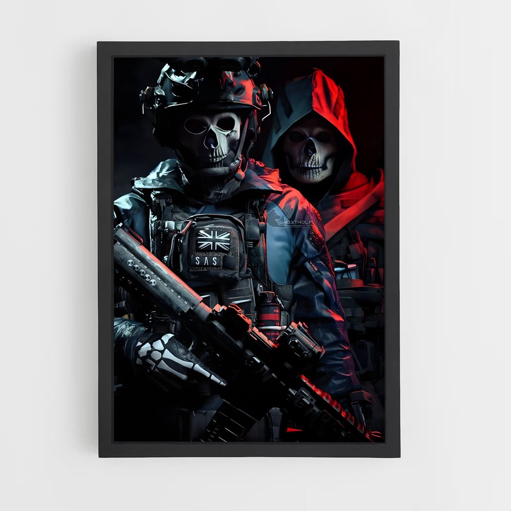 Poster Call of Duty Ghost (vue 2)