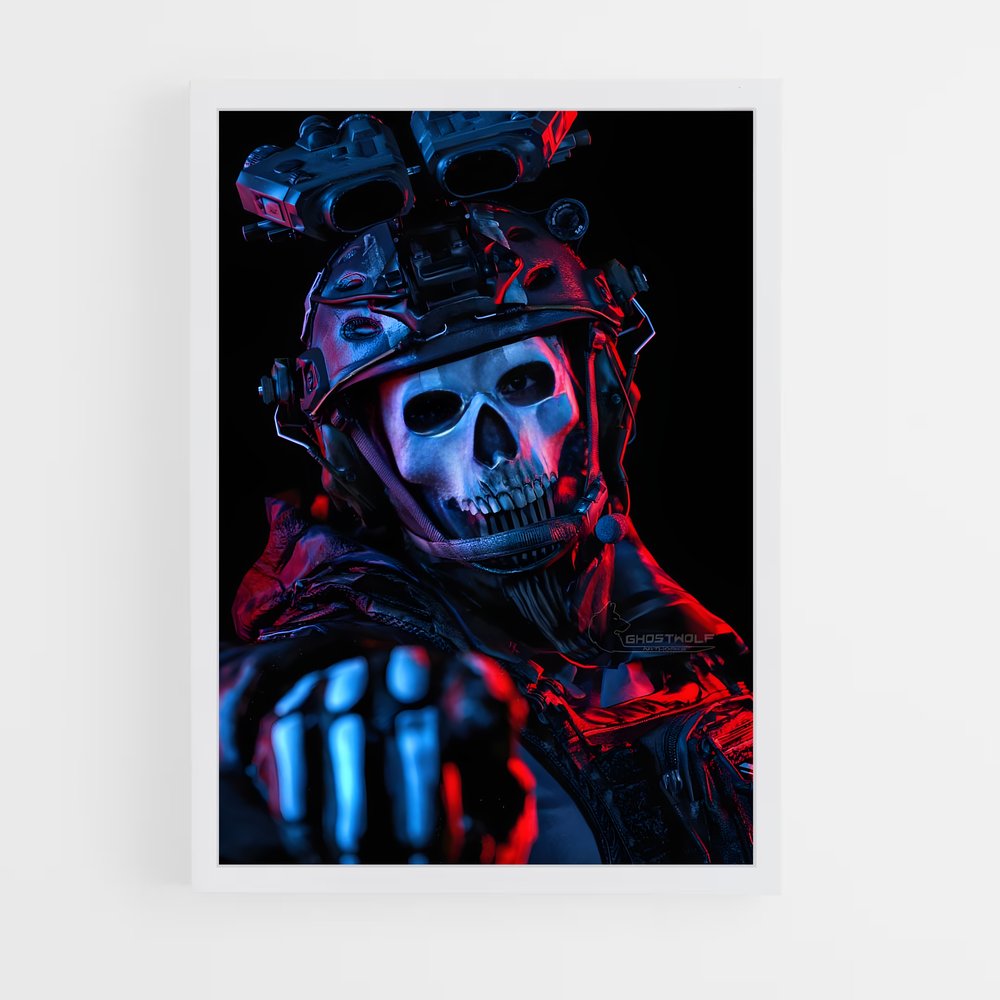 Poster Call of Duty Ghost Soldat (vue 3)