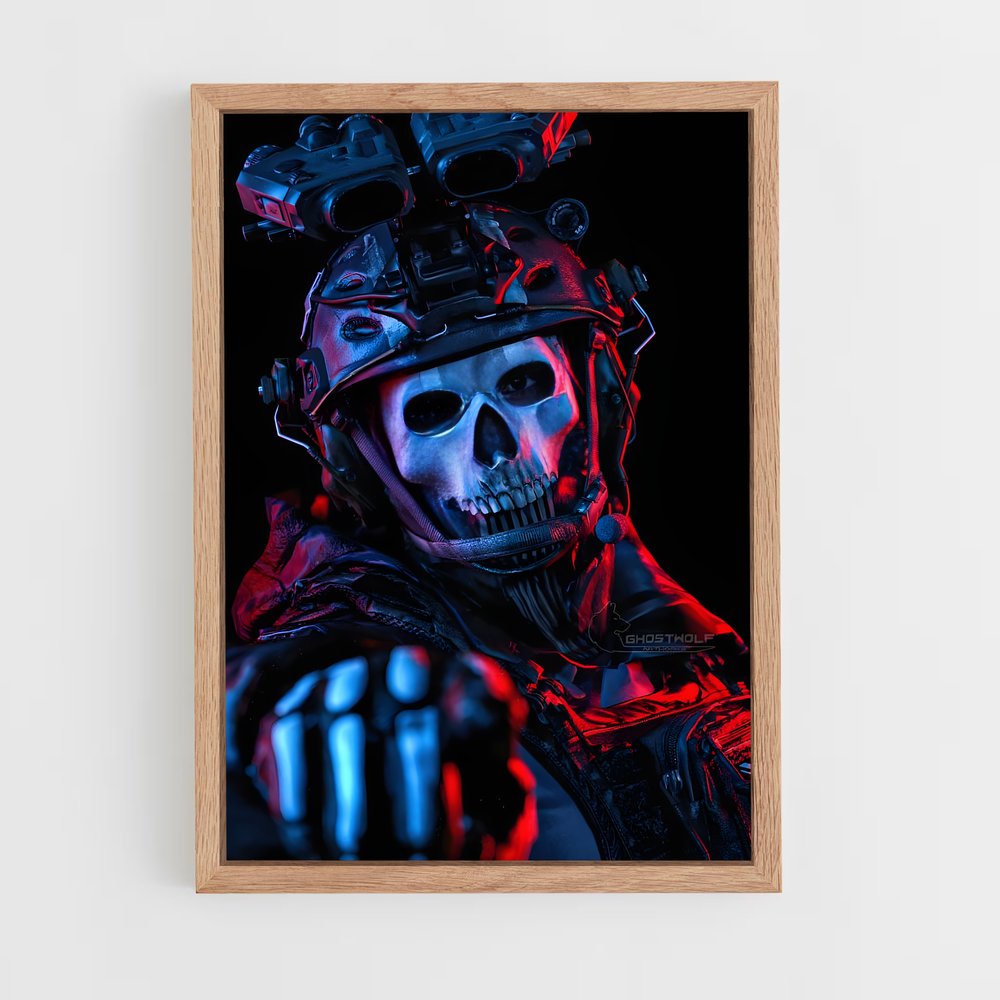 Poster Call of Duty Ghost Soldat (vue 4)