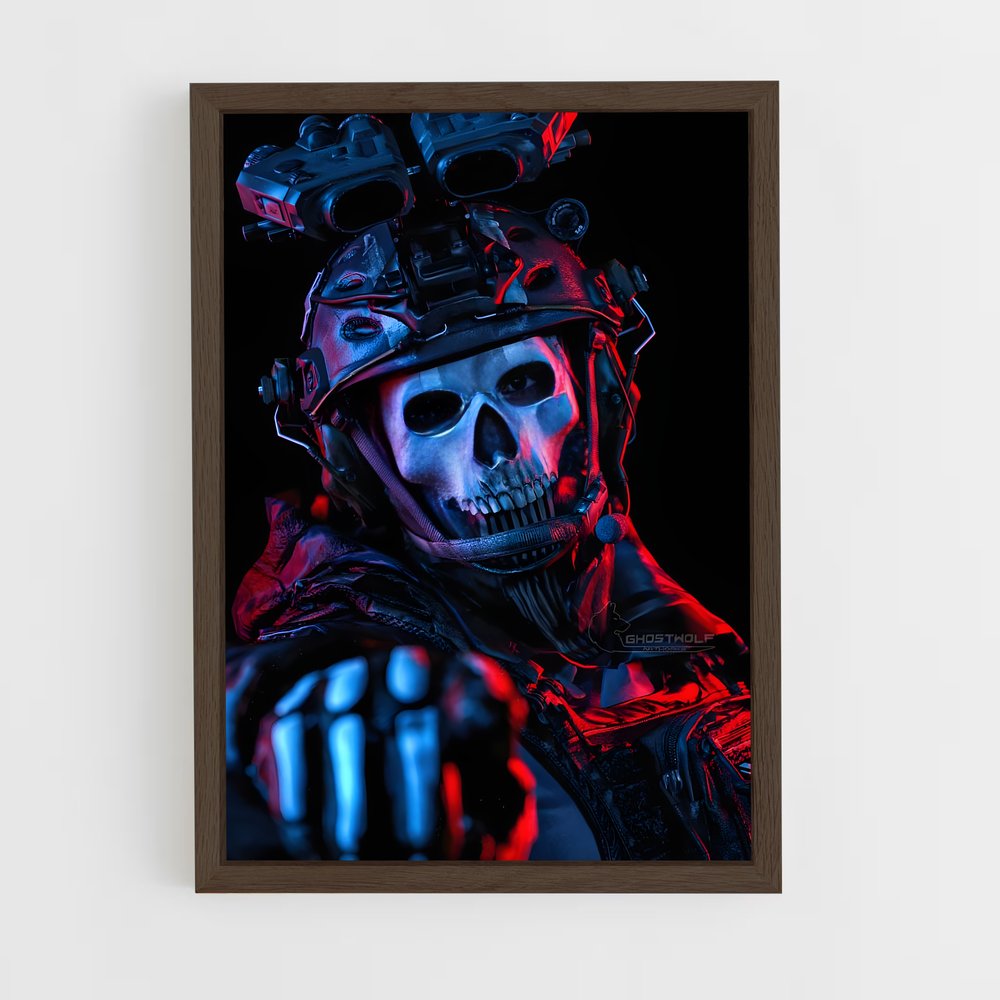Poster Call of Duty Ghost Soldat (vue 5)