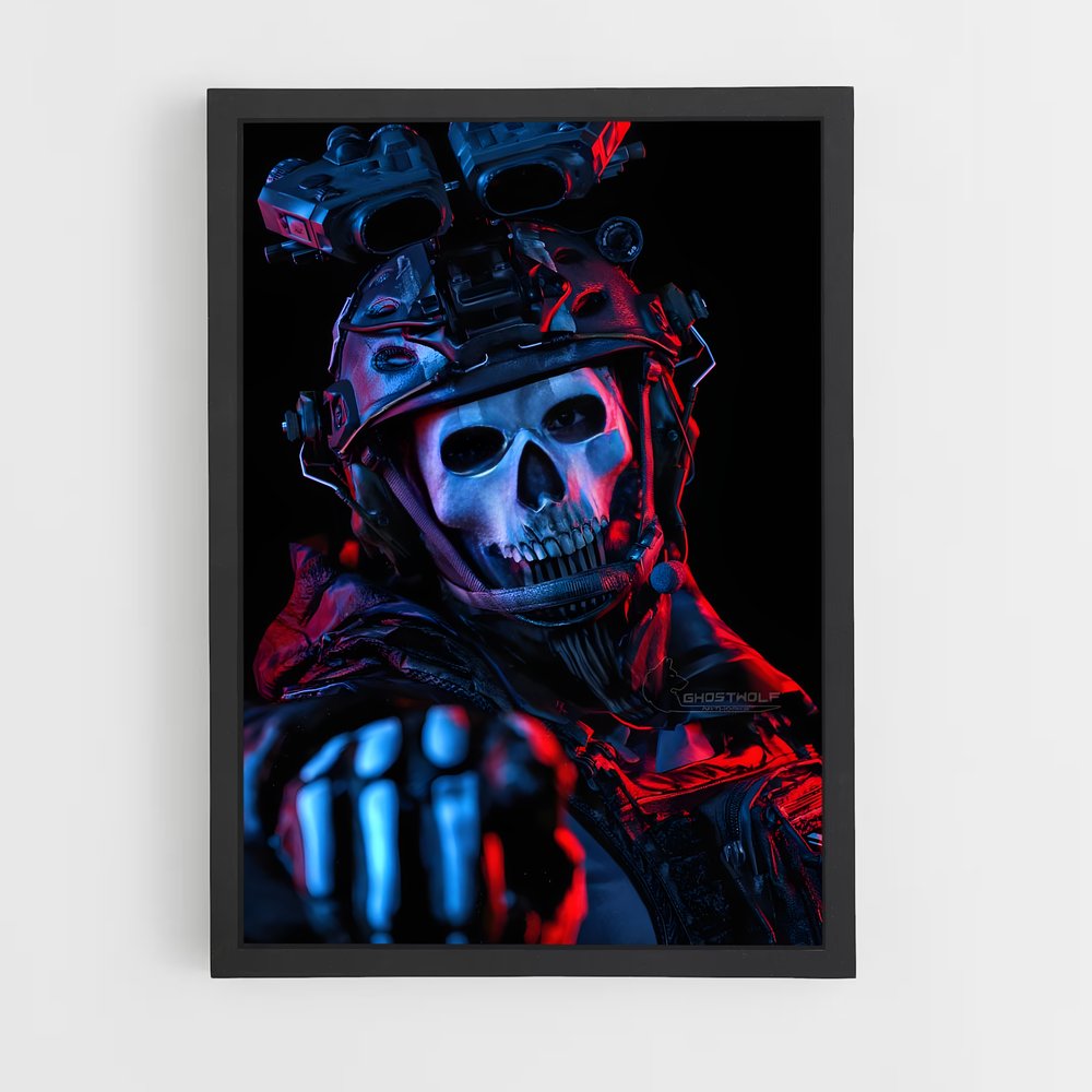 Poster Call of Duty Ghost Soldat (vue 2)