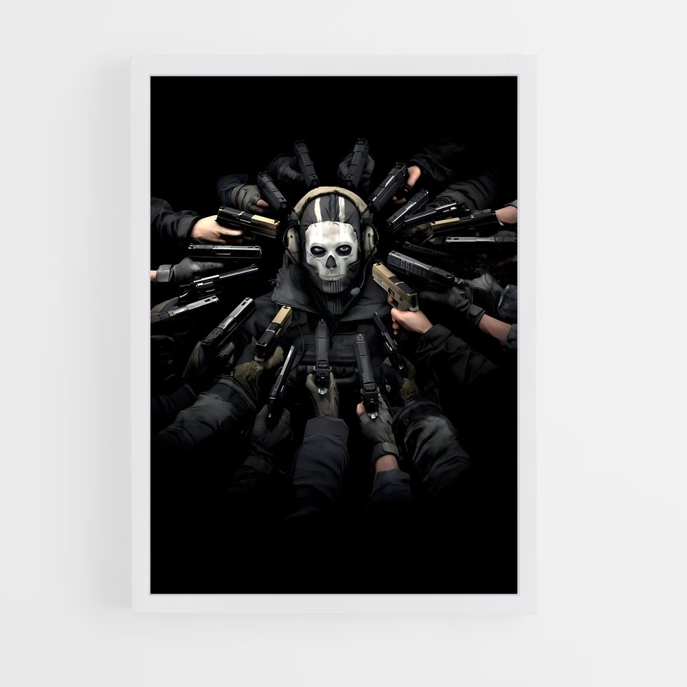 Poster Call of Duty Pistolets (vue 3)