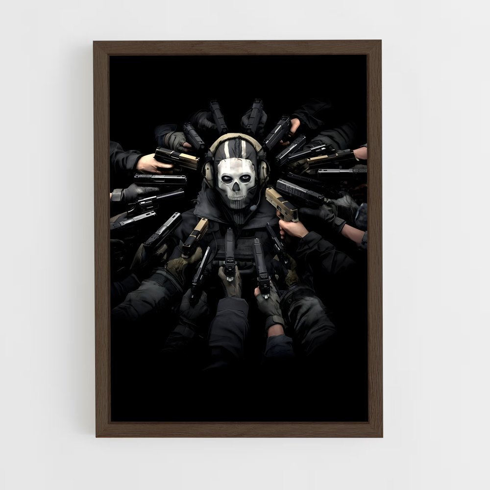 Poster Call of Duty Pistolets (vue 5)