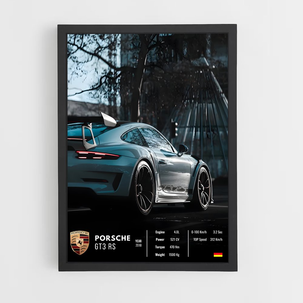 Affiche Porsche GT3 RS – affiche Affiches Voitures (vue 2)