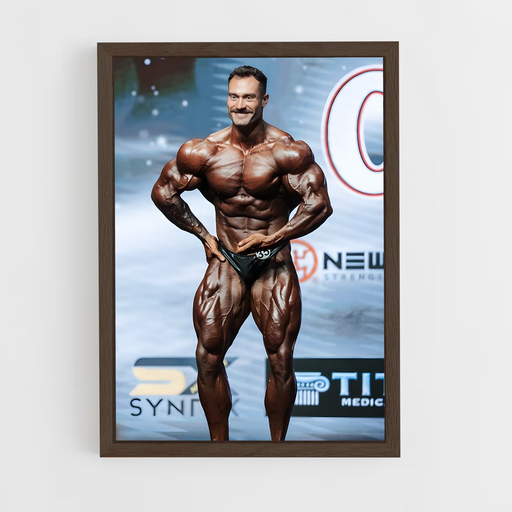 Poster Chris Bumstead Pose – affiche Musculation (vue 5)