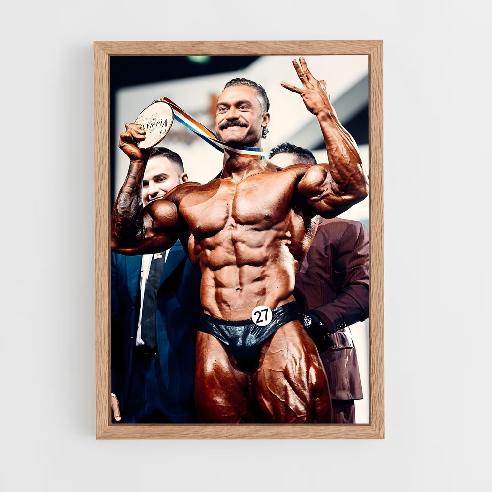 Poster Chris Bumstead Mr Olympia – affiche Musculation (vue 4)