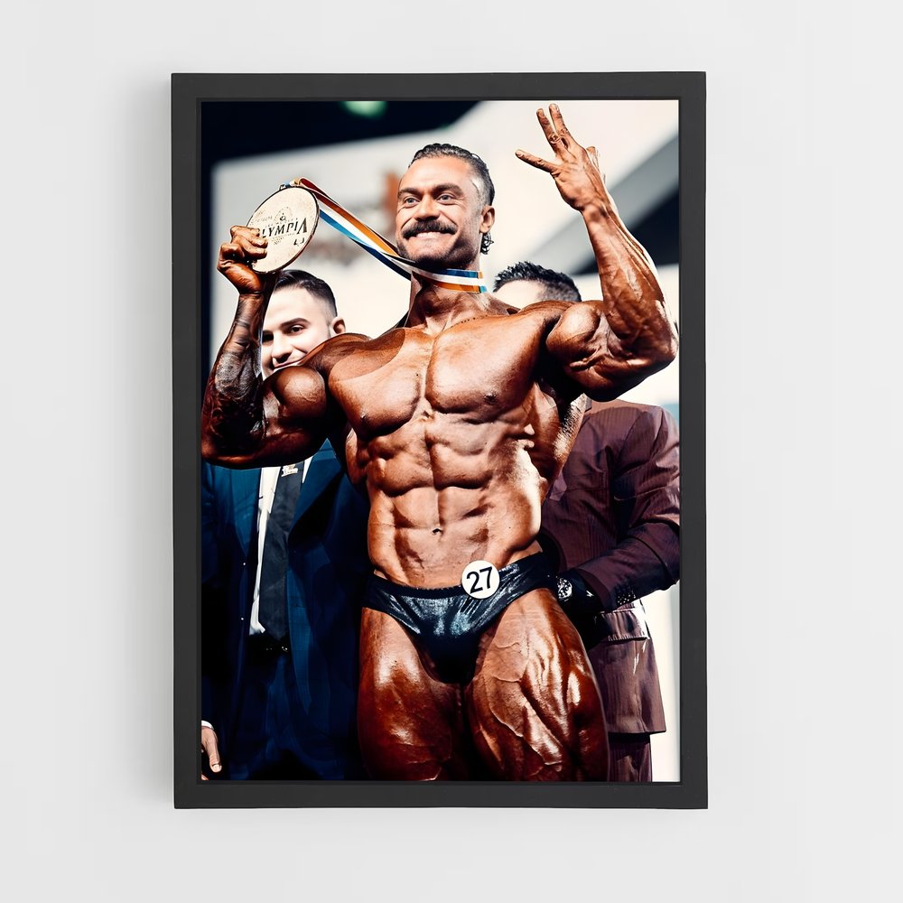Poster Chris Bumstead Mr Olympia – affiche Musculation (vue 2)