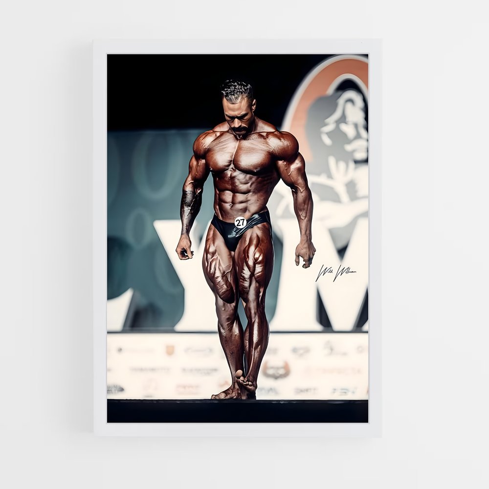 Poster Chris Bumstead Scène – affiche Musculation (vue 3)