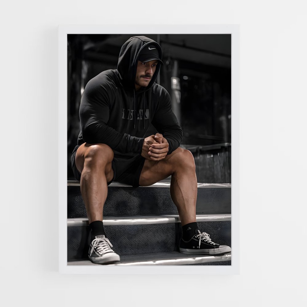 Poster Cbum Concentration – affiche Musculation (vue 3)