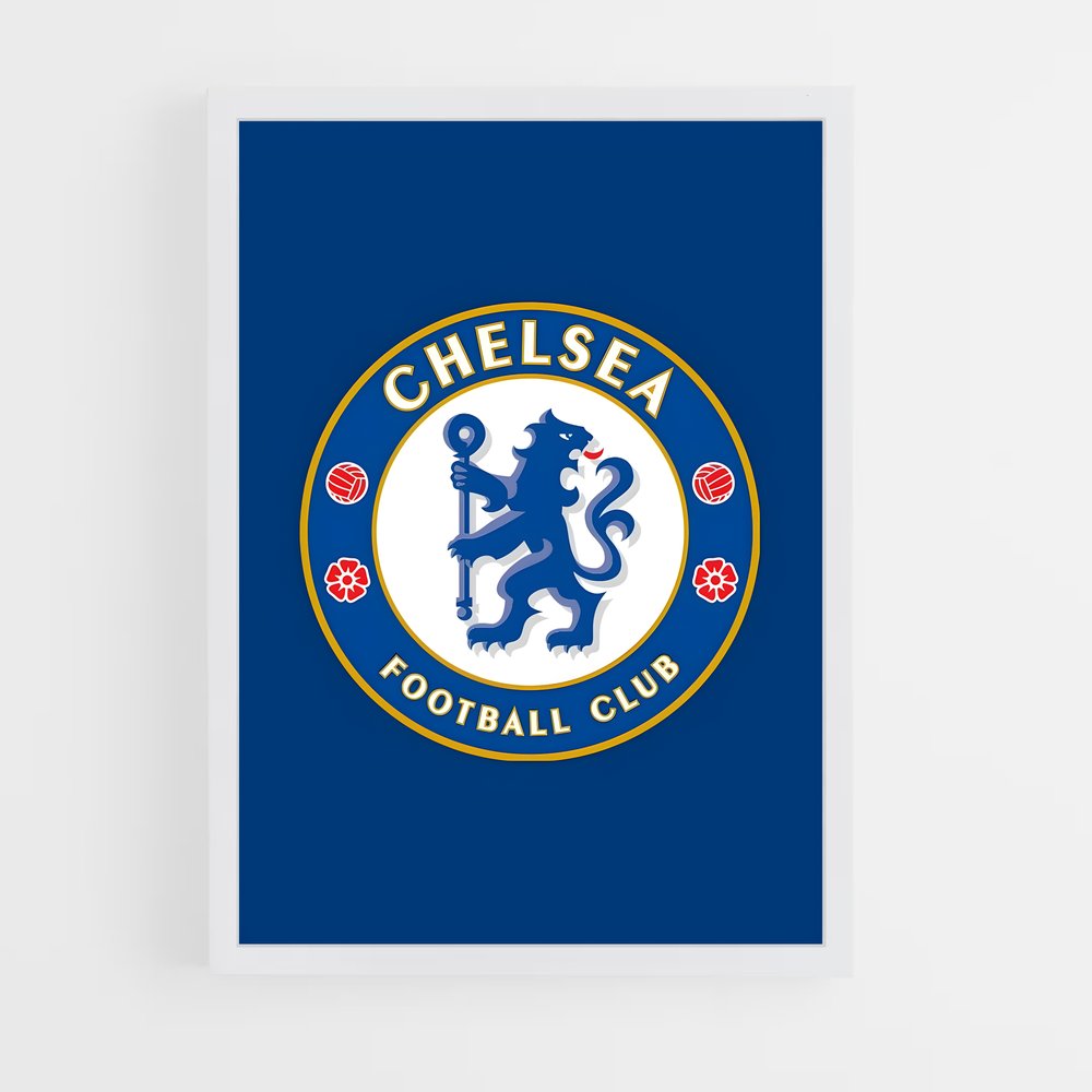 Poster Chelsea FC Logo – affiche Football (vue 3)
