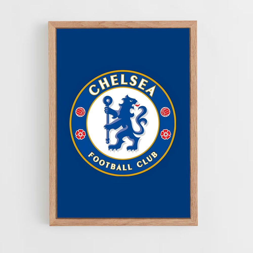 Poster Chelsea FC Logo – affiche Football (vue 4)