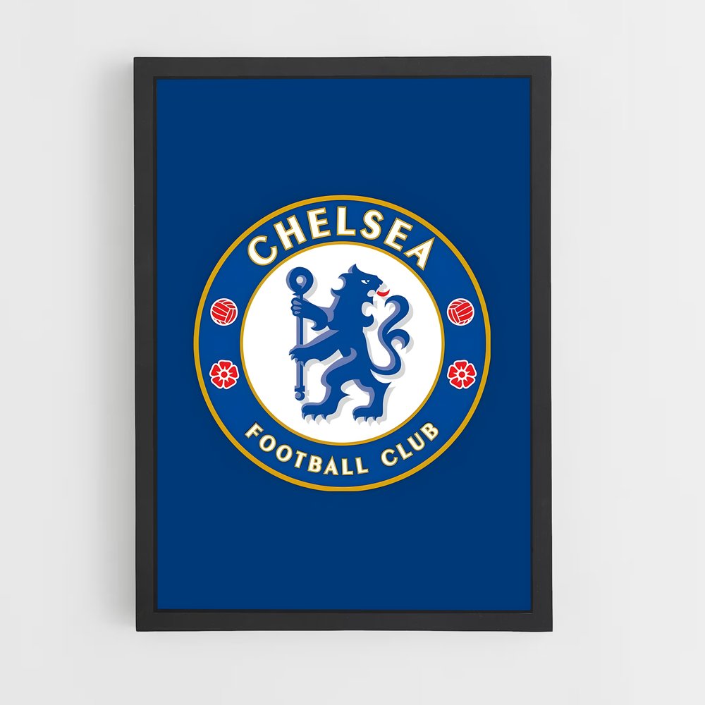 Poster Chelsea FC Logo – affiche Football (vue 2)