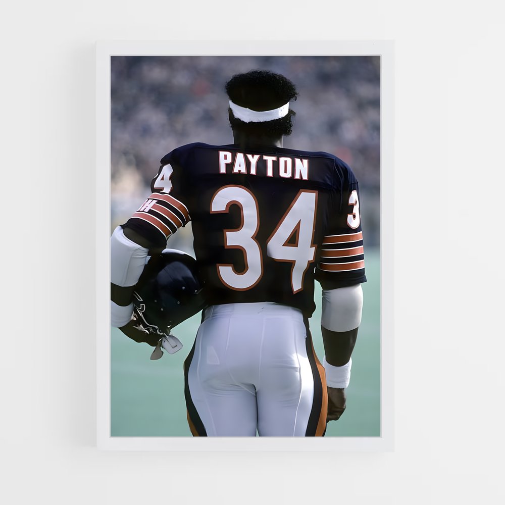 Poster Payton – affiche Football US (vue 3)