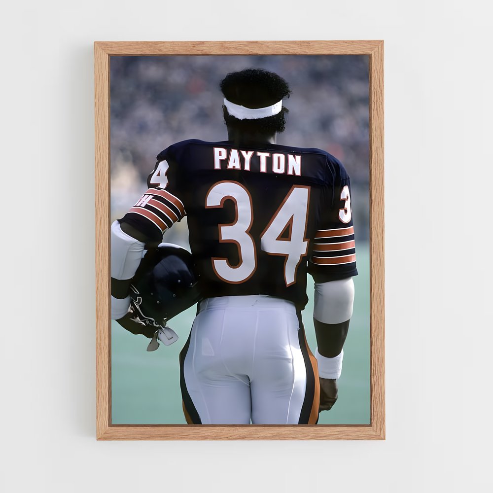 Poster Payton – affiche Football US (vue 4)