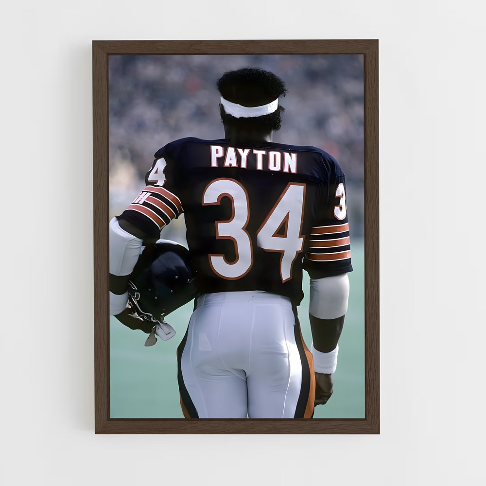 Poster Payton – affiche Football US (vue 5)