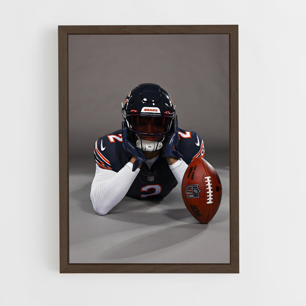 Poster Chicago Bears Ballon – affiche Football US (vue 5)
