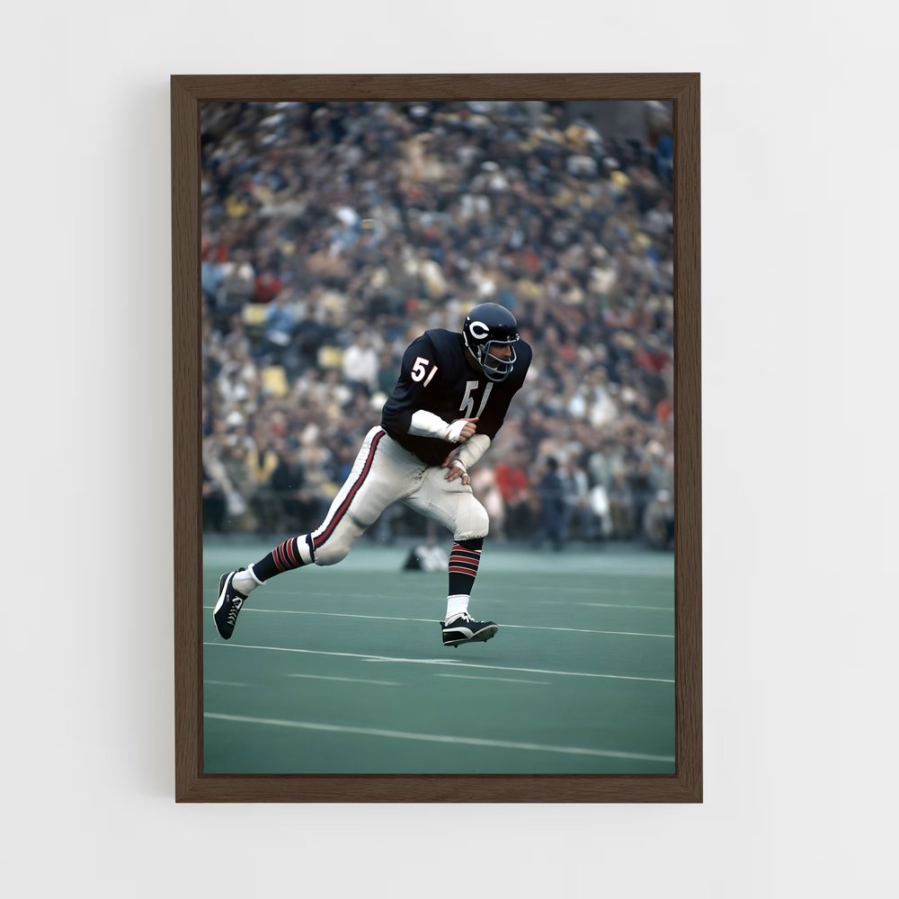 Poster Chicago Bears Course – affiche Football US (vue 5)