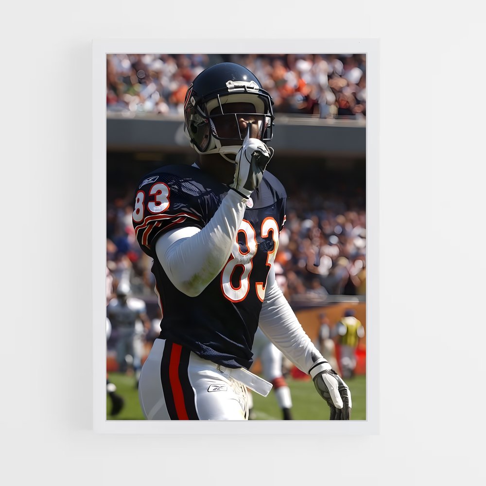 Poster Chicago Bears Chut – affiche Football US (vue 3)