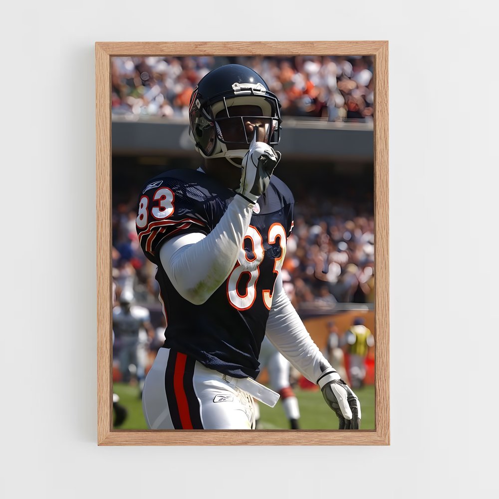 Poster Chicago Bears Chut – affiche Football US (vue 4)