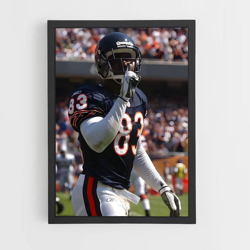 Poster Chicago Bears Chut – affiche Football US (vue 2)